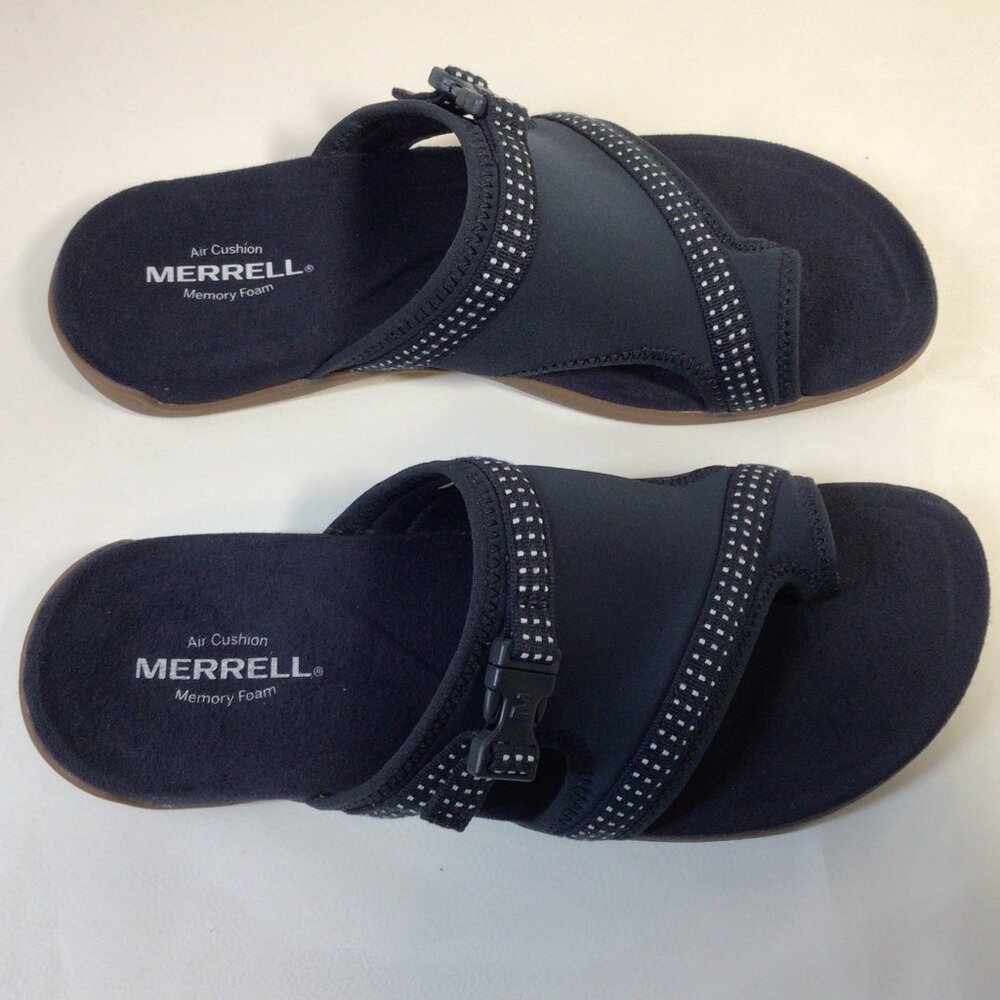 Merrell Sandals Slide Navy Size 8 - New - Picture 4 of 8